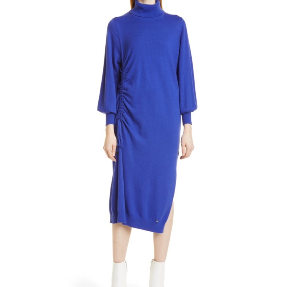 NWT Ted Baker London Royal Blue Sweater Dress Women Size 2